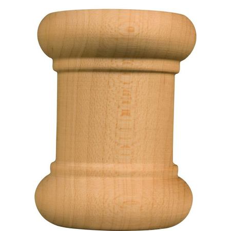 Osborne Wood Products 2 1/2 x 1 7/8 x 7/8 Sm. Half Round Spool in Cherry 7102C